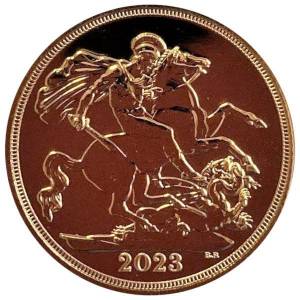 Bild von Half Pound Sovereign King Charles 2024